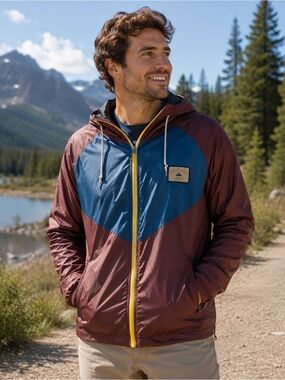 NWT Flylow Maclean Mens Camp Windbreaker Sz M